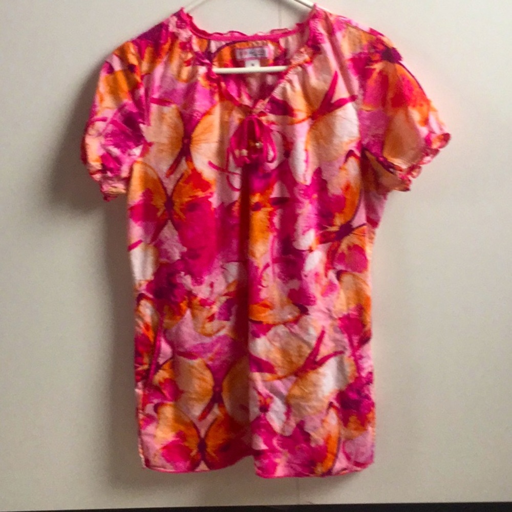 Koi scrub top